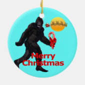 Glauben Sie an Bigfoot Keramik Ornament (Hinten)