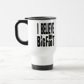 Glauben Sie an BIGFOOT - Schwarzes Reisebecher (Links)