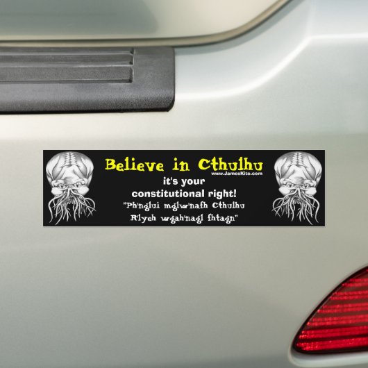 Glauben Sie an Cthulhu Autoaufkleber (Auf Auto)