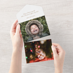 Glauben Sie an das Foto der Zauberkalligraphie und All In One Einladung