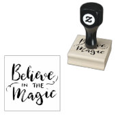 Glauben Sie an das handgeschriebene Weihnachtskrip Gummistempel (Stempel)