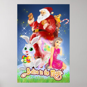 Glauben Sie an das Magic Full Size Poster