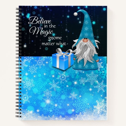 Glauben Sie an das Magic Gnome-Notebook Notizblock (Vorderseite)