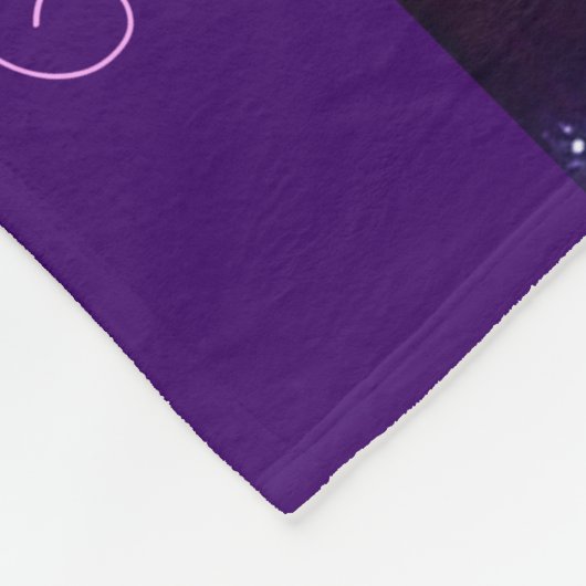 Glauben Sie an das magisch rosa Einhorn Fleecedecke (Ecke)