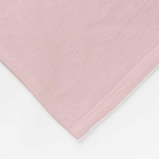 Glauben Sie an das magische Blush Pink Fleece Blan (Ecke)