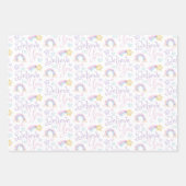 Glauben Sie an das Verpacken von Papierblättern Geschenkpapier Set (Vorderseite 2)