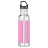 Glauben Sie an das Wunder Bibel Verse Pink Christl Edelstahlflasche (Rückseite)