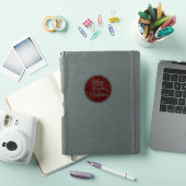 Glauben Sie an das Wunder der Weihnachtsbriefe Aufkleber (iPad Hülle)