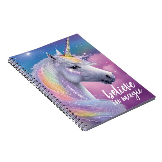 Glauben Sie an den Glitzer des Magischen Pastels R Notizblock (Rechte Seite)