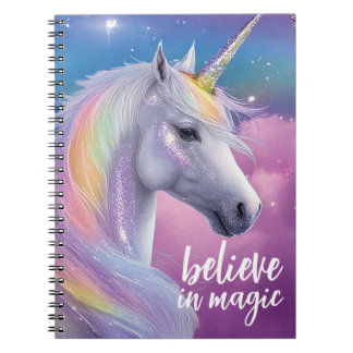 Glauben Sie an den Glitzer des Magischen Pastels R Notizblock