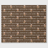 GLAUBEN SIE AN DEN MAGISCHEN Text Geschenkpapier (Flach)