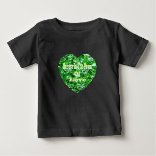 Glauben Sie an den Power der Liebe, Baby Tshirt
