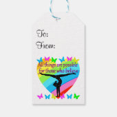 GLAUBEN SIE AN DEN POWER IHRER GYMNASTIKTRÄUME GESCHENKANHÄNGER (Rückseite)