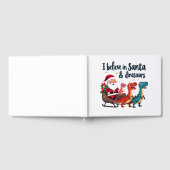 Glauben Sie an den Weihnachtsmann und Dinosaurier Gästebuch (Voll)
