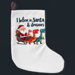 Glauben Sie an den Weihnachtsmann und Dinosaurier  Kleiner Weihnachtsstrumpf<br><div class="desc">Weihnachten Spaß,  Weihnachtsmann und Dinosaurier,  Feiertagsspass,  festliche Dinosaurier,  Weihnachten 2024,  Weihnachten,  Dinosaurier Weihnachten,  Weihnachten,  Weihnachtsmann,  Weihnachtsmagie,  Dinosaurier-Liebhaber,  festliches Design,  Feiertagsjubiläum</div>