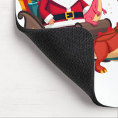 Glauben Sie an den Weihnachtsmann und Dinosaurier Mousepad (Ecke)