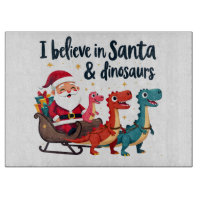 Glauben Sie an den Weihnachtsmann und Dinosaurier