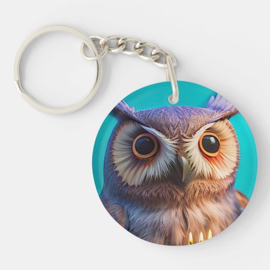 Glauben Sie an den wunderbaren (bunten) Schlüssela Schlüsselanhänger (Vorderseite)