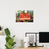 GLAUBEN SIE AN DEN ZAUBER DER CHRISTMAS POSTER (Heimbüro)