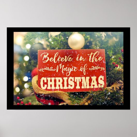 GLAUBEN SIE AN DEN ZAUBER DER CHRISTMAS POSTER (Vorne)