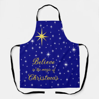 Glauben Sie an den Zauber der Weihnachtsdruckerei- Schürze