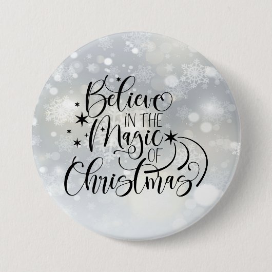 Glauben Sie an den Zauber der Weihnachtszeit - Sch Button (Vorderseite)
