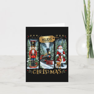 Glauben Sie an den Zauber des Weihnachtslehrernähr Karte