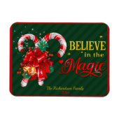 Glauben Sie an den zauberhaften Urlaub mit rotem, Magnet (Horizontal)