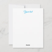 Glauben Sie an den Zauberzug Feiertagskarte (Rückseite)