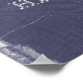 Glauben Sie an Denim-Fitness Poster (Ecke)