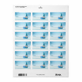 Glauben Sie an die Geschenketiketten der Magie Adressaufkleber (Vorne)