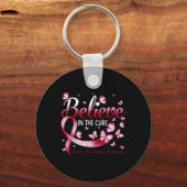 Glauben Sie an die Heilung Gehirnaneurysma Sensibi Schlüsselanhänger (Rückseite)