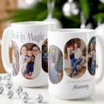 Glauben Sie an die Junge Mutter des 5 gerundeten F Kaffeetasse<br><div class="desc">Glauben Sie an Magic Foto Tasse für die junge Mutter erste Weihnachten - oder Sie können die Formulierung für jeden einzelnen Anlass anpassen. Das Design verfügt über 5 Fotos und eine vollständig editierbare Formulierung, damit Sie sich ganz nach Ihren Wünschen anpassen können. Ihre Fotos werden im Porträtformat 16:9 angezeigt und...</div>