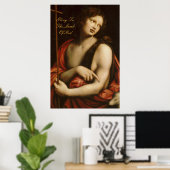 GLAUBEN SIE AN DIE KLAMME GOTTES POSTER (Heimbüro)