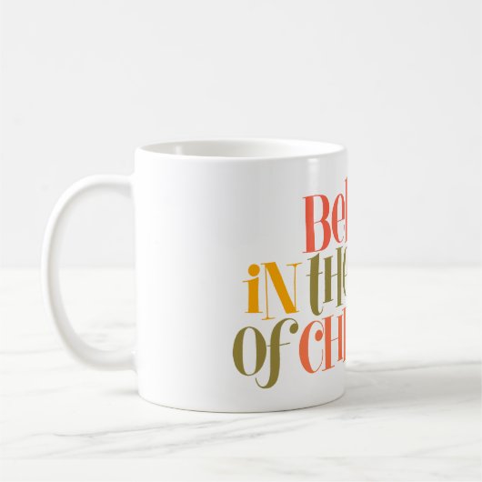 Glauben Sie an die Magie der Weihnachten - Retro-S Kaffeetasse (Links)