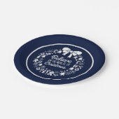 Glauben Sie an die Magie der Weihnachtssymbole Pappteller (Schrägansicht)