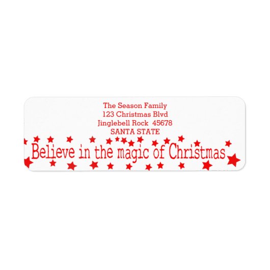 Glauben Sie an die Magie der Weihnachtszeit (Vorne)