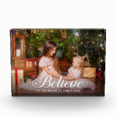Glauben Sie an die Magie der Weihnachtszeit Fotoblock (Vorderseite)