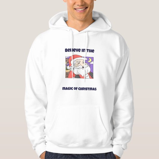 Glauben Sie an die Magie der Weihnachtszeit Hoodie (Vorderseite)