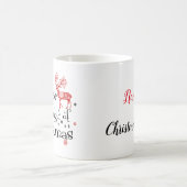 Glauben Sie an die Magie der Weihnachtszeit Person Kaffeetasse (Mittel)