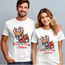 Glauben Sie an die Magie des Heiligen Hundes Weihn T-Shirt