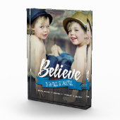 Glauben Sie an die Magie des Weihnachtsgebets Foto (Rechts)