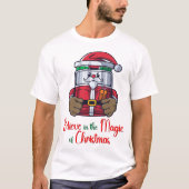 Glauben Sie an die Magie des Weihnachtsmanns T-Shirt (Vorderseite)