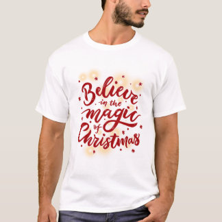 Glauben Sie an die Magie des Weihnachtssparkeldesi T-Shirt