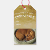 Glauben Sie an die Magie Geschenkanhänger (Rückseite)