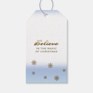Glauben Sie an die Magie von Weihnachten. Geschenkanhänger
