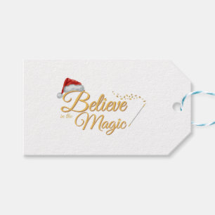 Glauben Sie an die Magie - Whimsical Holiday Desig Geschenkanhänger
