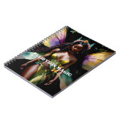 Glauben Sie an die magische Schwarze Märchen Wasse Notizblock (Linke Seite)