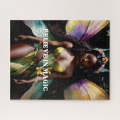 Glauben Sie an die magische Schwarze Märchen Wasse Puzzle (Horizontal)