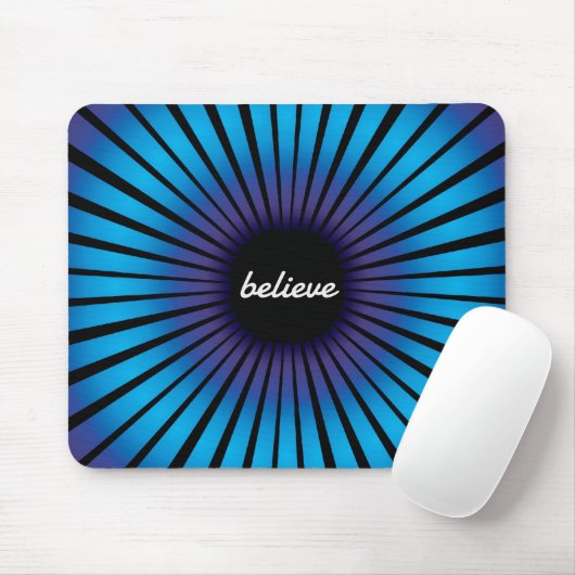 Glauben Sie an die optische Neon-Illusion Mousepad (Mit Mouse)